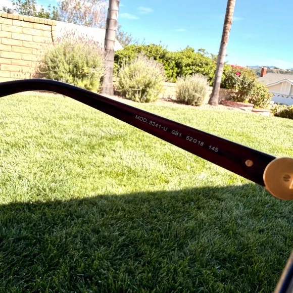 Versace VE3341U Eyeglasses Black Cat Eye Gold Medusa 52 18 145 NEW IN BOX - Picture 4 of 8